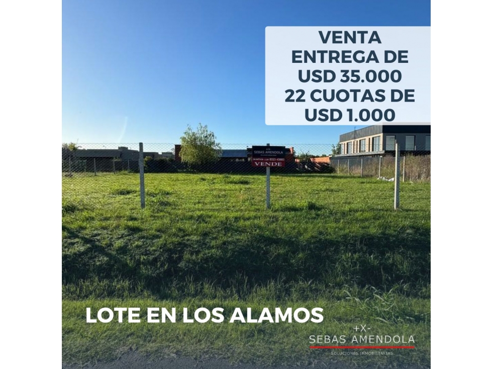 OPORTUNIDAD FINANCIADO VENTA LOTE LOS ALAMOS - LUJAN BS AS - 1