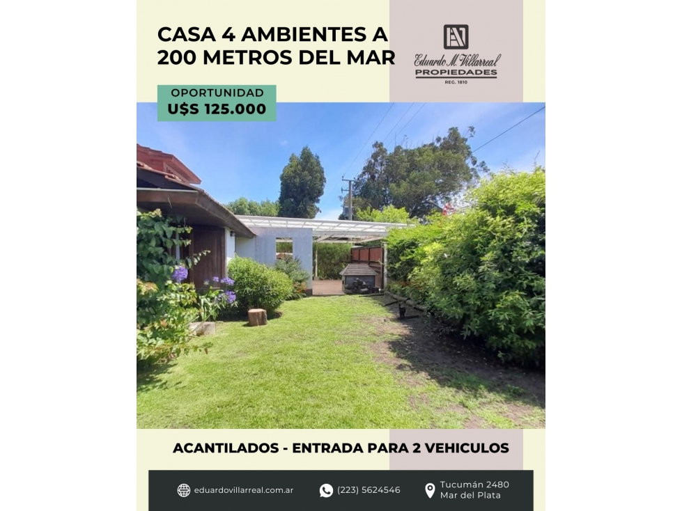 Espectacular casa con parque a 200 metros del mar - 4