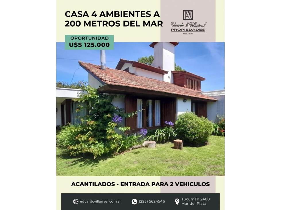 Espectacular casa con parque a 200 metros del mar - 3
