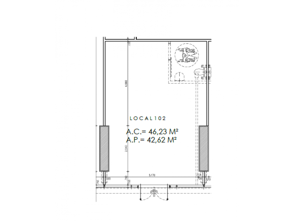 Local en arriendo Torre Barcelona