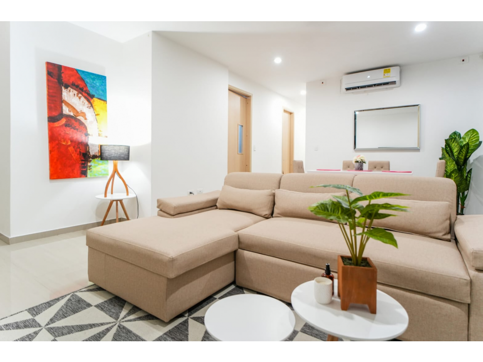 APARTAMENTO AMOBLADO EN ARRIENDO O VENTA EN VILLA SANTOS — foto 2