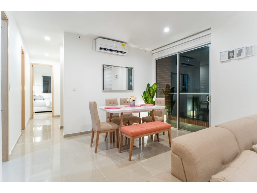 APARTAMENTO AMOBLADO EN ARRIENDO O VENTA EN VILLA SANTOS