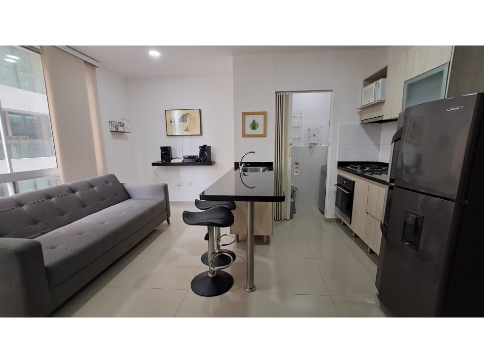 APARTAESTUDIO AMOBLADO EN ARRIENDO EN EL POBLADO — foto 2