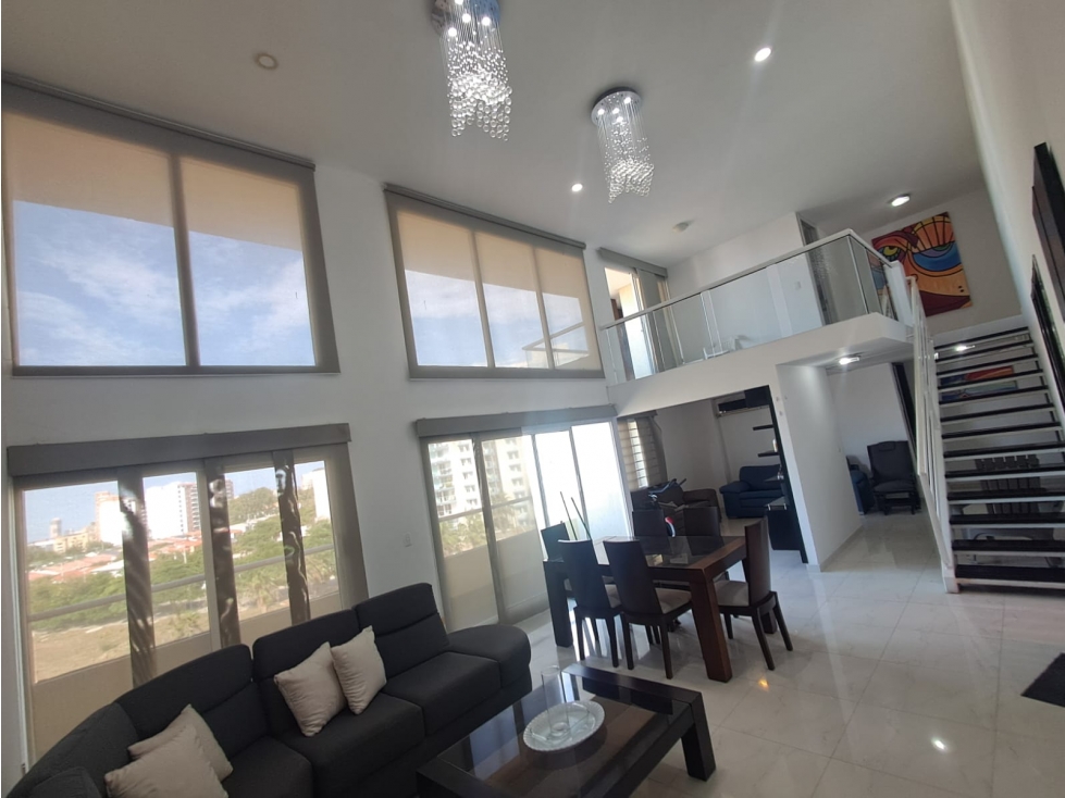 APARTAMENTO DUPLEX AMOBLADO EN ARRIENDO Y VENTA EN MIRAMAR — foto 2