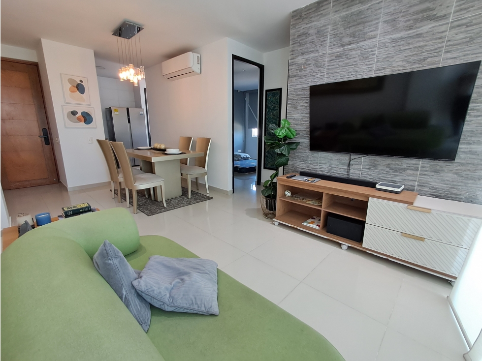 APARTAMENTO EN ARRIENDO Y VENTA AMOBLADO EN VILLA SANTOS — foto 3