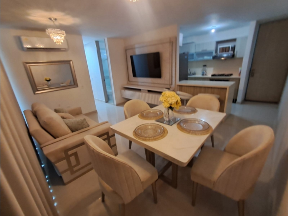 APARTAMENTO AMOBLADO EN ARRIENDO EN MIRAMAR