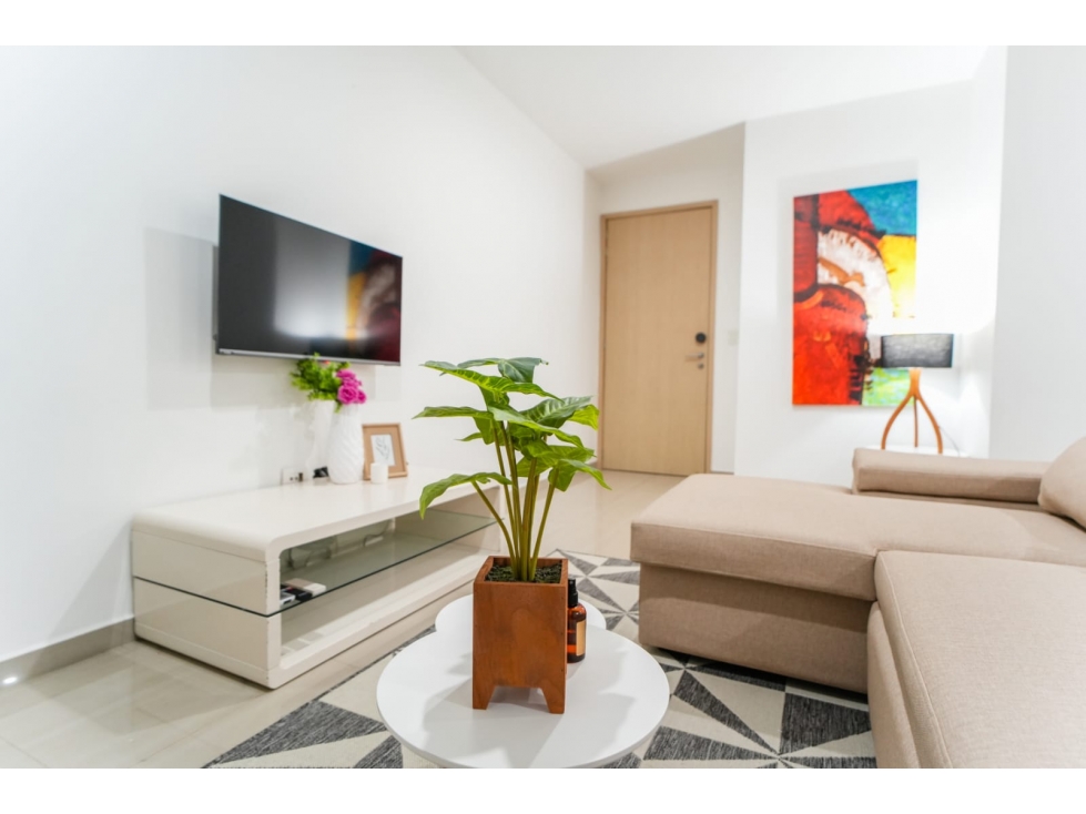 APARTAMENTO AMOBLADO EN ARRIENDO O VENTA EN VILLA SANTOS — foto 4