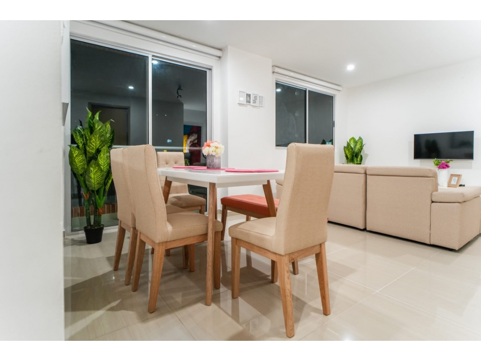 APARTAMENTO AMOBLADO EN ARRIENDO O VENTA EN VILLA SANTOS — foto 3