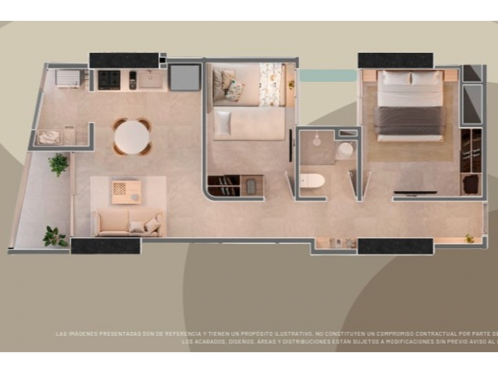 Apartamento sobre planos en venta en Sabaneta, sector Las Vegas — foto 6