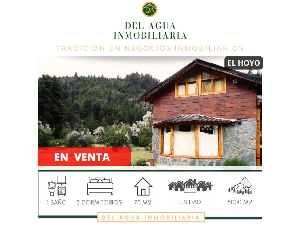 CASA CON LOTE DE 5000 M2 EN EL HOYO, CHUBUT CA-112 - 1