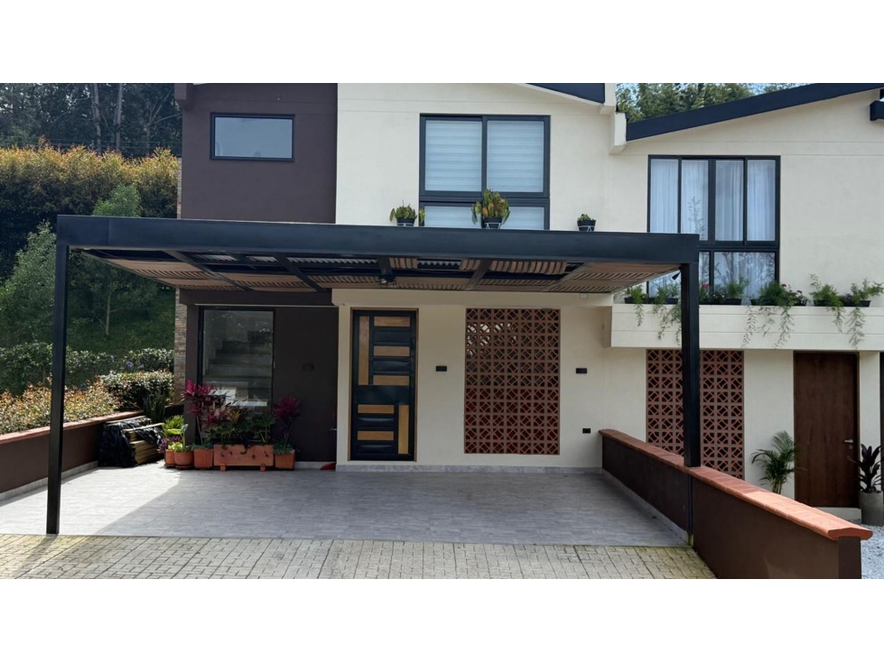 Casa Campestre Moderna con Vista a Bosque