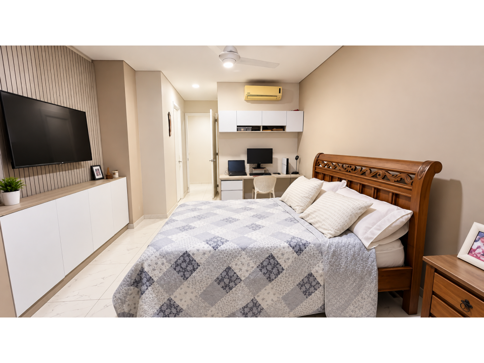EN VENTA APARTAMENTO RESIDENCIAL MANGA, VISTA BAHIA, TORRE GAVIOTA. — foto 3