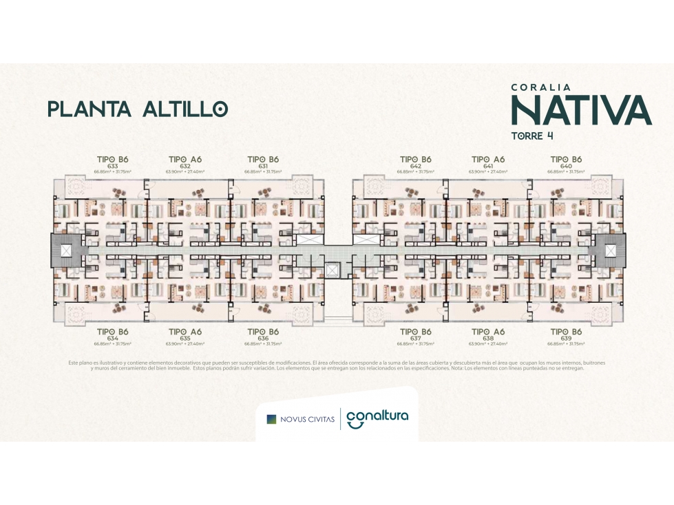 SE VENDE APARTAMENTO EN CESION CORALIA NATIVA - SERENA DEL MAR — foto 2