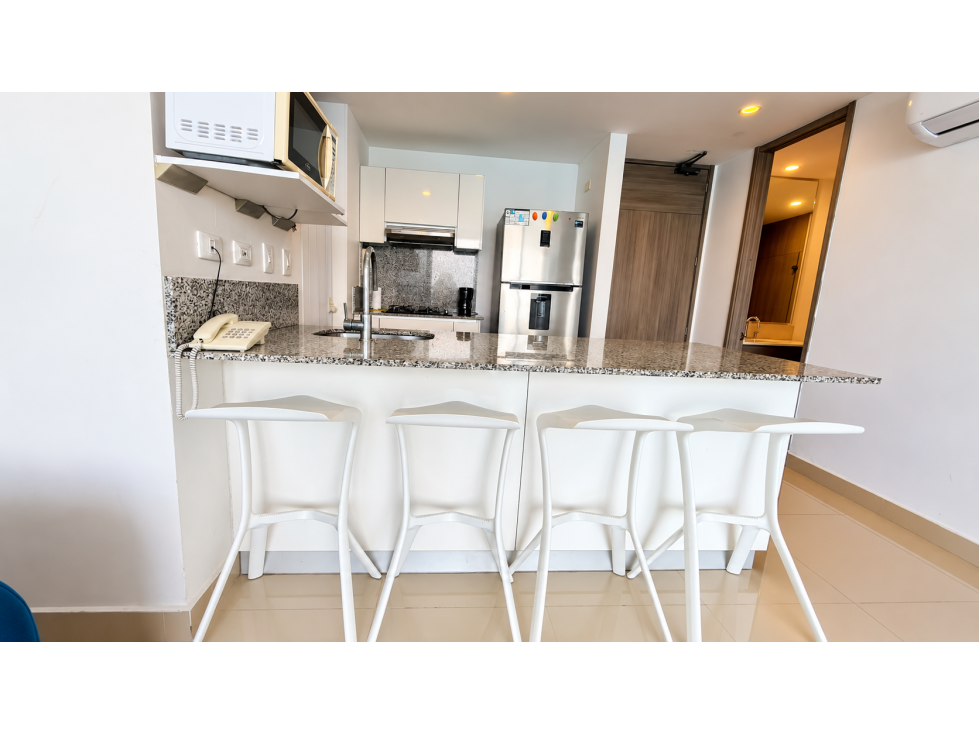 VENTA DE APARTAMENTO TURISTICO EN BOCAGRANDE EDIFICIO MORROS CITY — foto 4