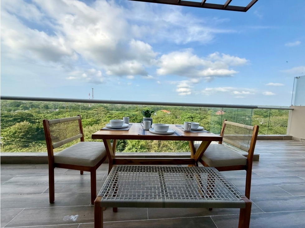 SE ARRIENDA APARTAMENTO AMOBLADO EN BAIA KRISTAL - CARTAGENA