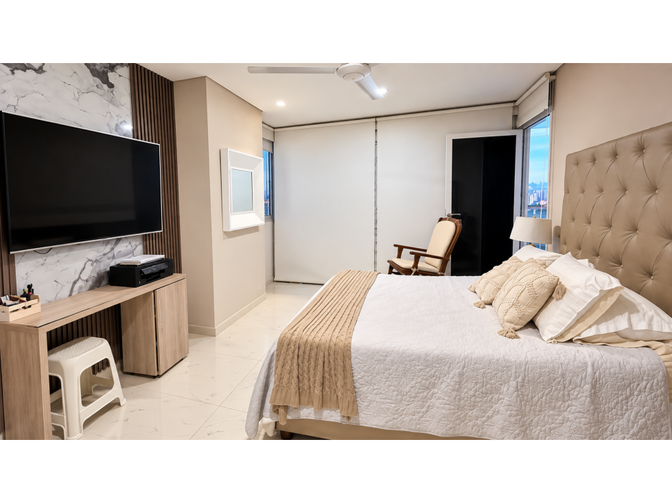 EN VENTA APARTAMENTO RESIDENCIAL MANGA, VISTA BAHIA, TORRE GAVIOTA. — foto 4