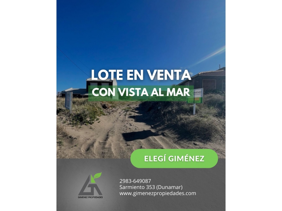 LOTE CON VISTA AL MAR Calle 44 e/ Costanera y 23 - 1