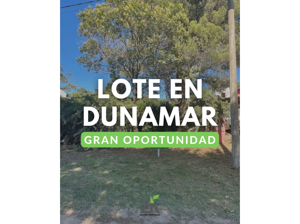 LOTE DUNAMAR Calle Austria e/ Chubut y La Pampa l 10 x 27 mts l - 1