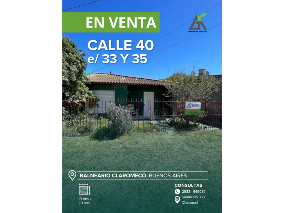 Casa en Calle 40 e/ 33 y 35 - 1