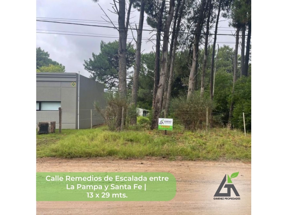 LOTE EN DUNAMAR Calle REMEDIOS DE ESCALADA e/ La Pampa y Santa fe - 2