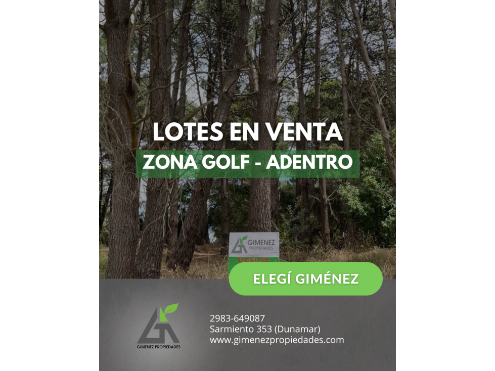 Lotes DENTRO del Golf Santa Ana l 600m2 a 1.200m2 l - 1