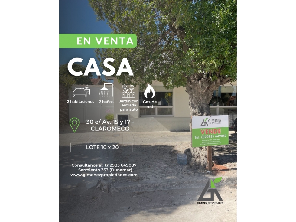Casa Céntrica - Calle 30 entre Av. 15 y 17 - 1