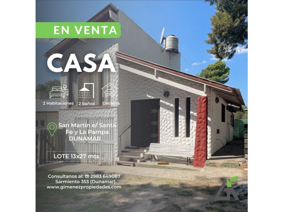 CASA DUNAMAR Calle San Martín