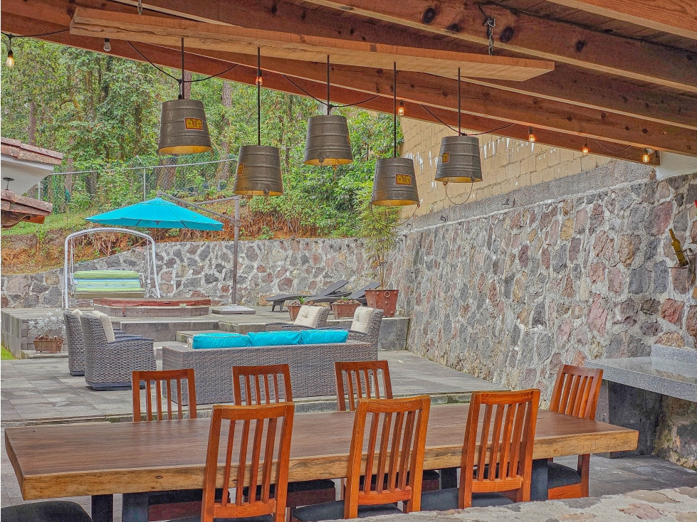CASA ESTILO CONTEMPORENEA EN CLUB DE GOLF AVANDARO VALLE DE BRAVO. — foto 5