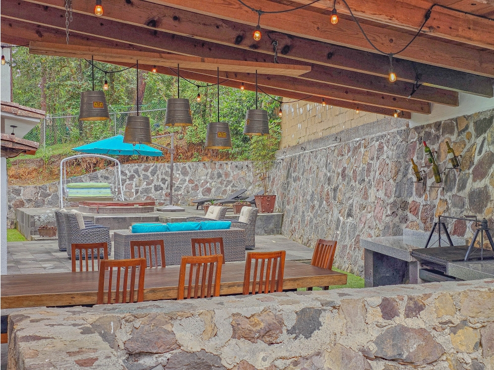 CASA ESTILO CONTEMPORENEA EN CLUB DE GOLF AVANDARO VALLE DE BRAVO. — foto 6