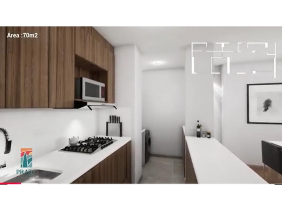 Apartamento en venta cesión de derecho en loma de San José Sabaneta — foto 5