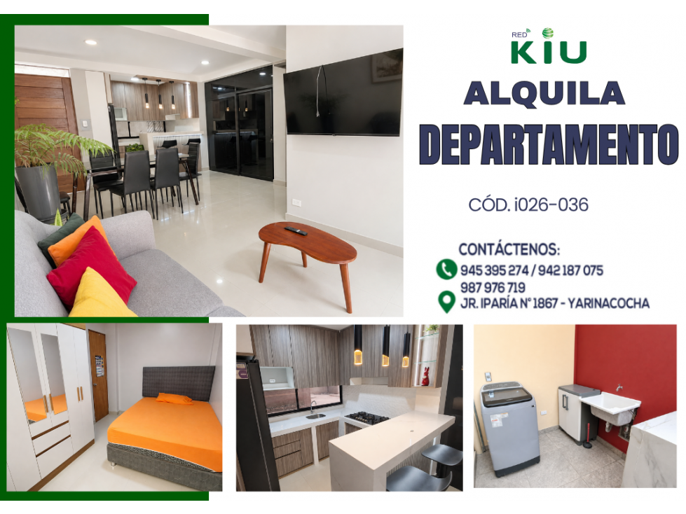i026036 ALQUILER DEPARTAMENTO - MANANTAY - 1