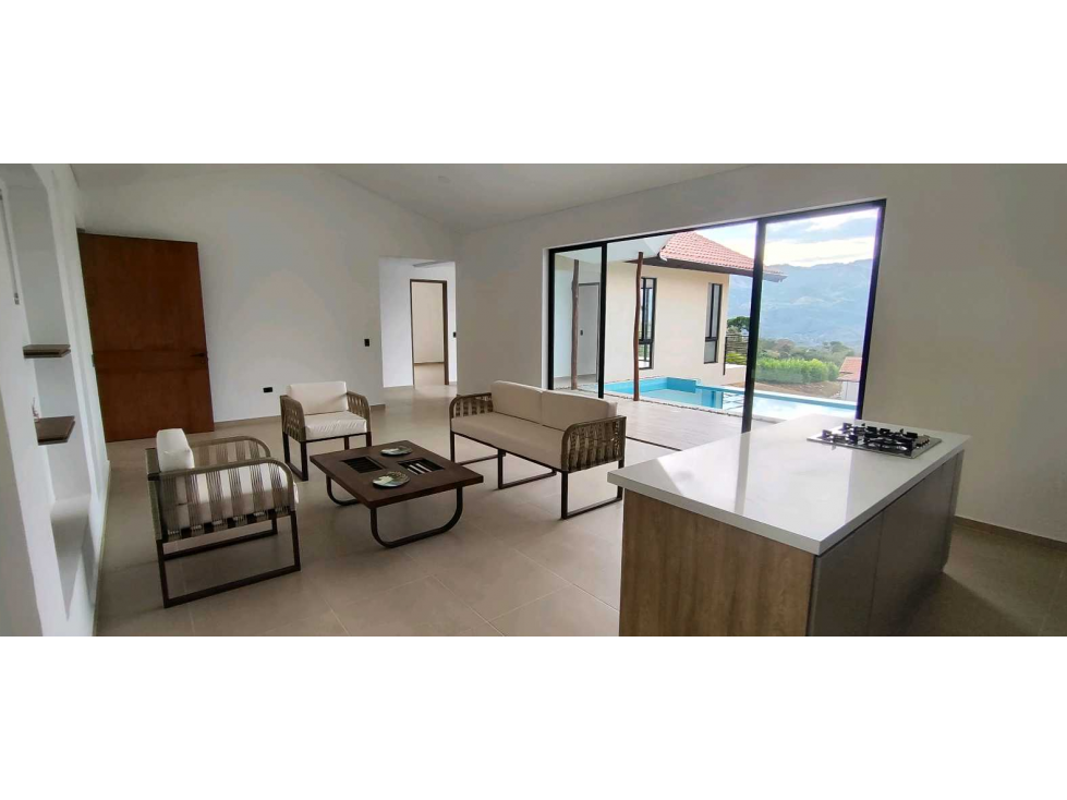Casas campestres para estrenar en La Mesa Cund, 780 mill en 2000 M2.