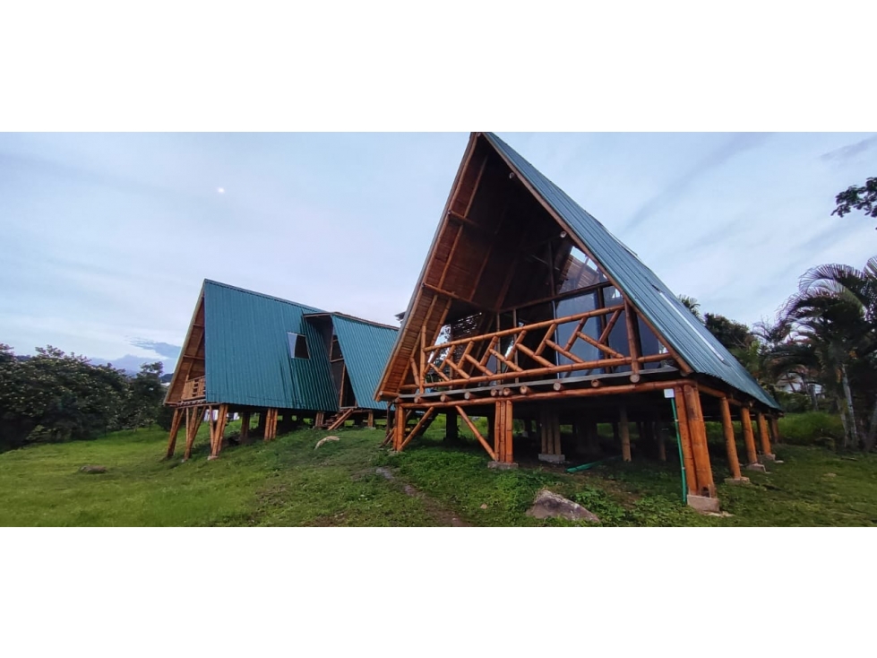 cabañas en guadua en la mesa cund. lote de 3200 m2 120 m2 glamping — foto 2