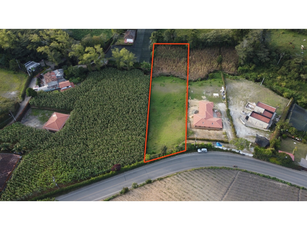 Venta de lote en la vía El Canadá - La Ceja