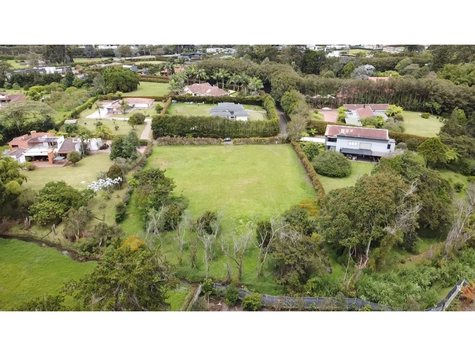 Venta de lote en Llanogrande