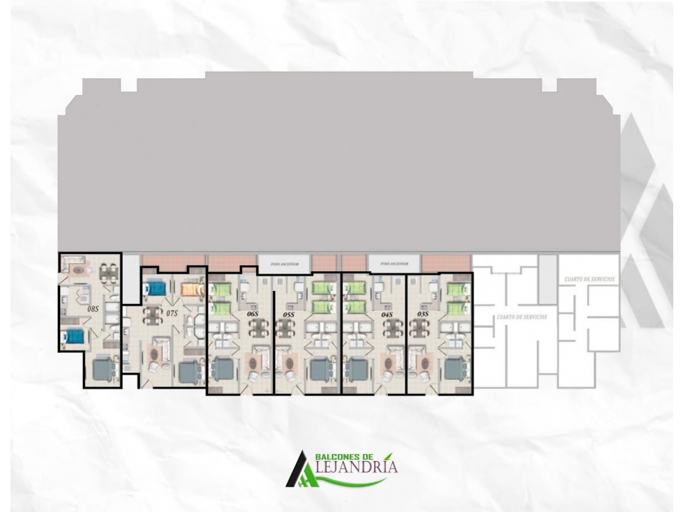 SE VENDEN APARTAMENTOS EN PROYECTO BALCONES DE ALEJANDRIA — foto 4