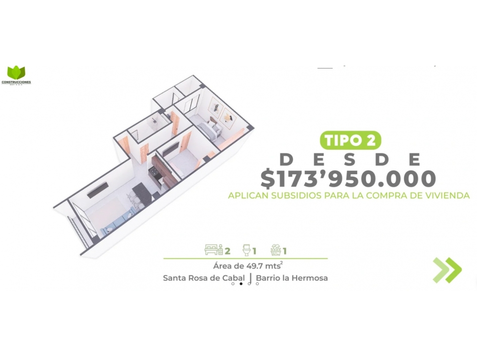 Proyecto de apartamentos en venta en la hermosa en Santa Rosa de Cabal — foto 3