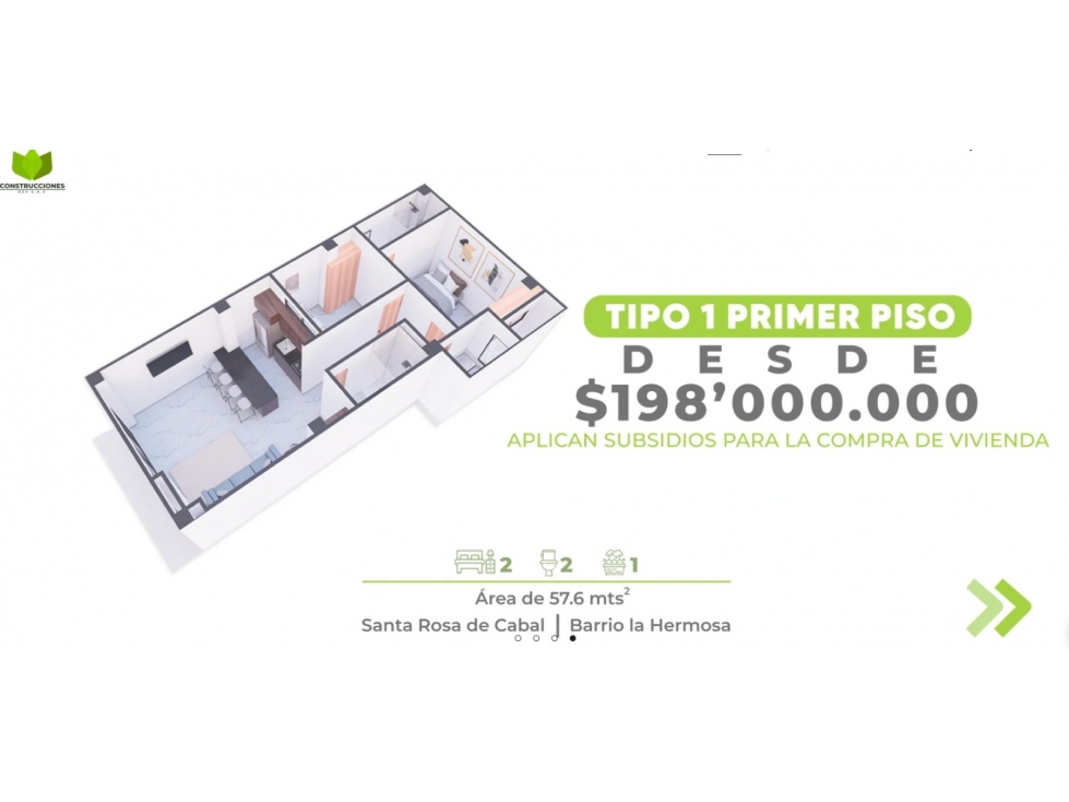 Proyecto de apartamentos en venta en la hermosa en Santa Rosa de Cabal — foto 4
