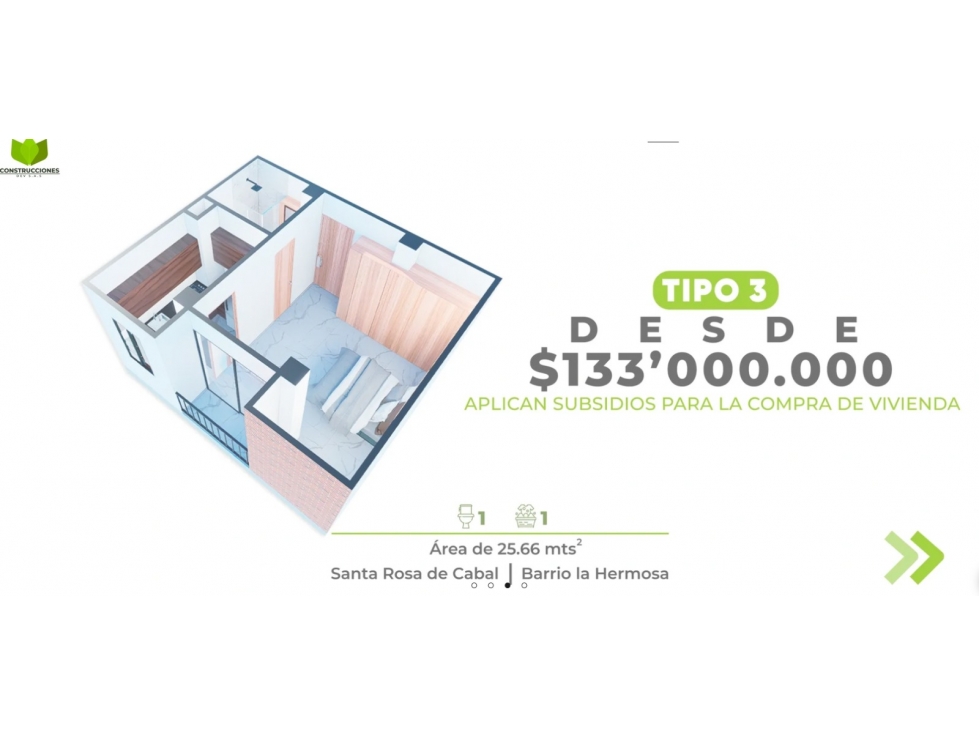 Proyecto de apartamentos en venta en la hermosa en Santa Rosa de Cabal — foto 2