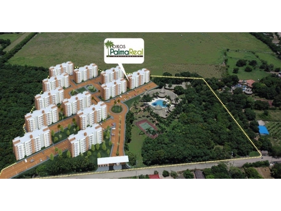 VENDO APARTAMENTO 203 OIKOS PALMA REAL COMPLETAMENTE TERMINADO - 2