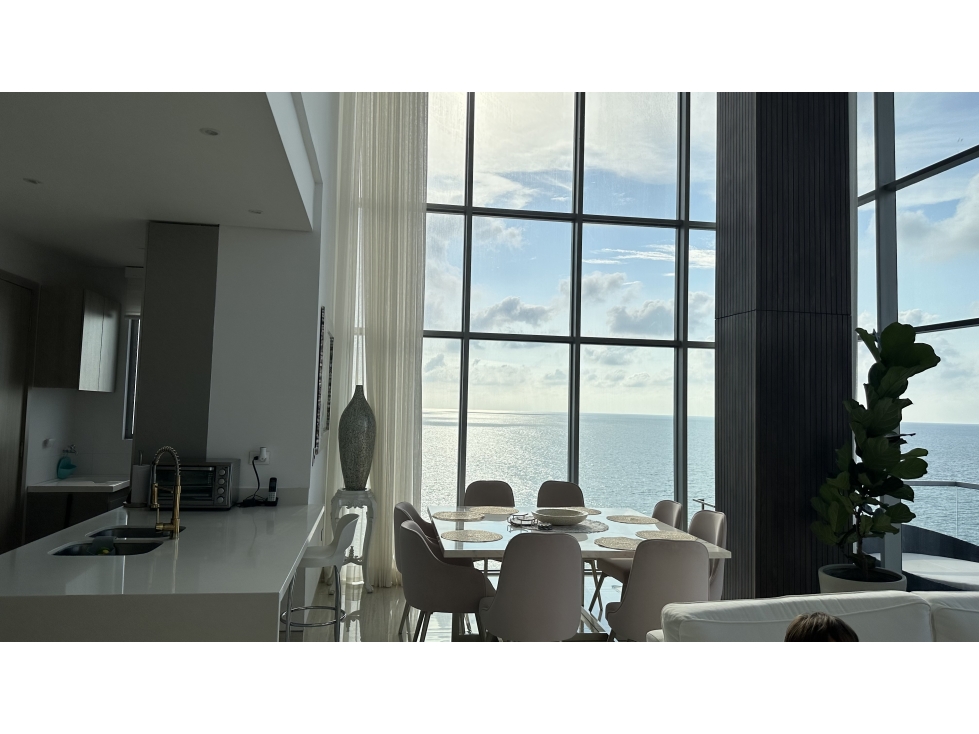SE VENDE ESPECTACULAR APTO DUPLEX FRENTE AL MAR EN BQUILLA — foto 4