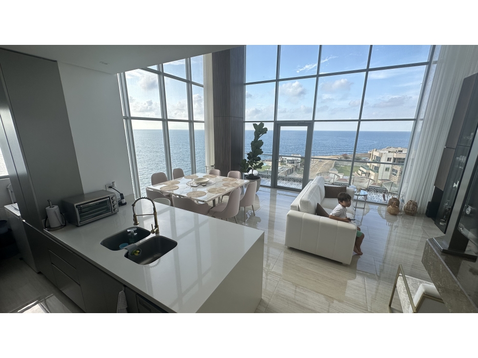 SE VENDE ESPECTACULAR APTO DUPLEX FRENTE AL MAR EN BQUILLA — foto 2