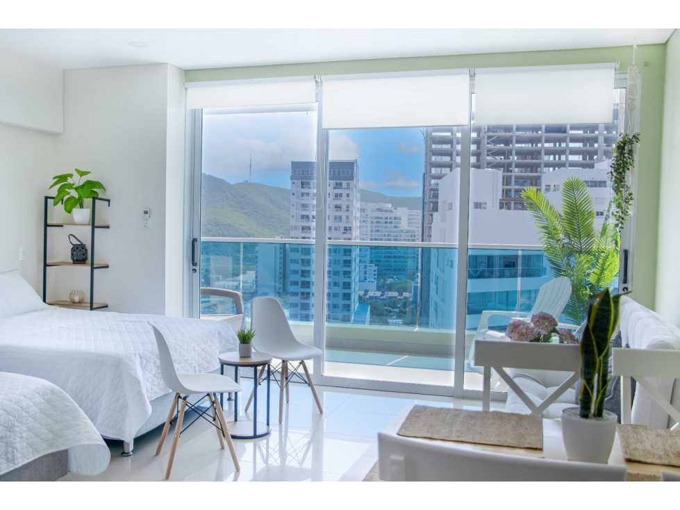 En Venta Apartamento Tipo Loft en Reservas Del Mar con vista al mar — foto 3