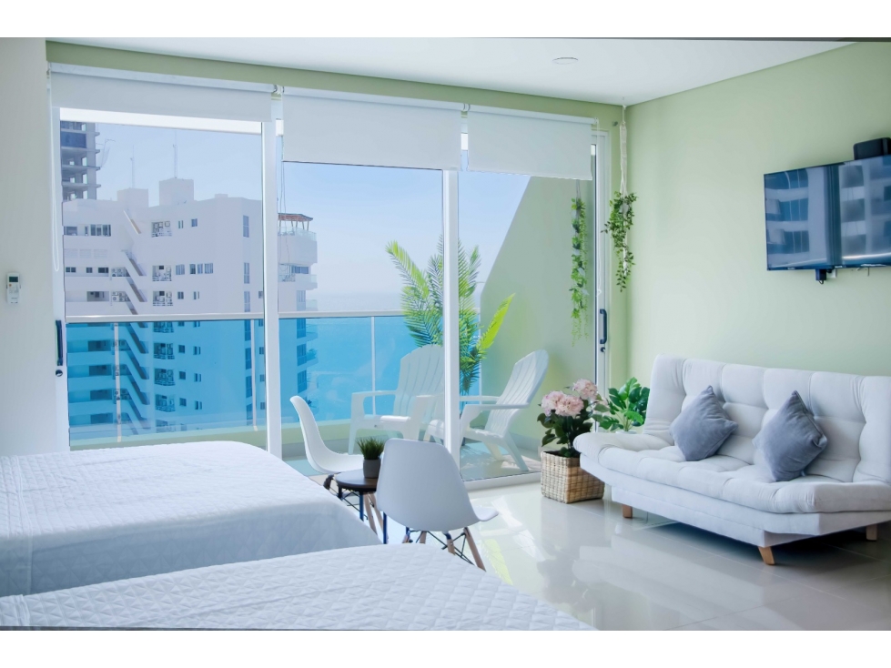 En Venta Apartamento Tipo Loft en Reservas Del Mar con vista al mar — foto 6