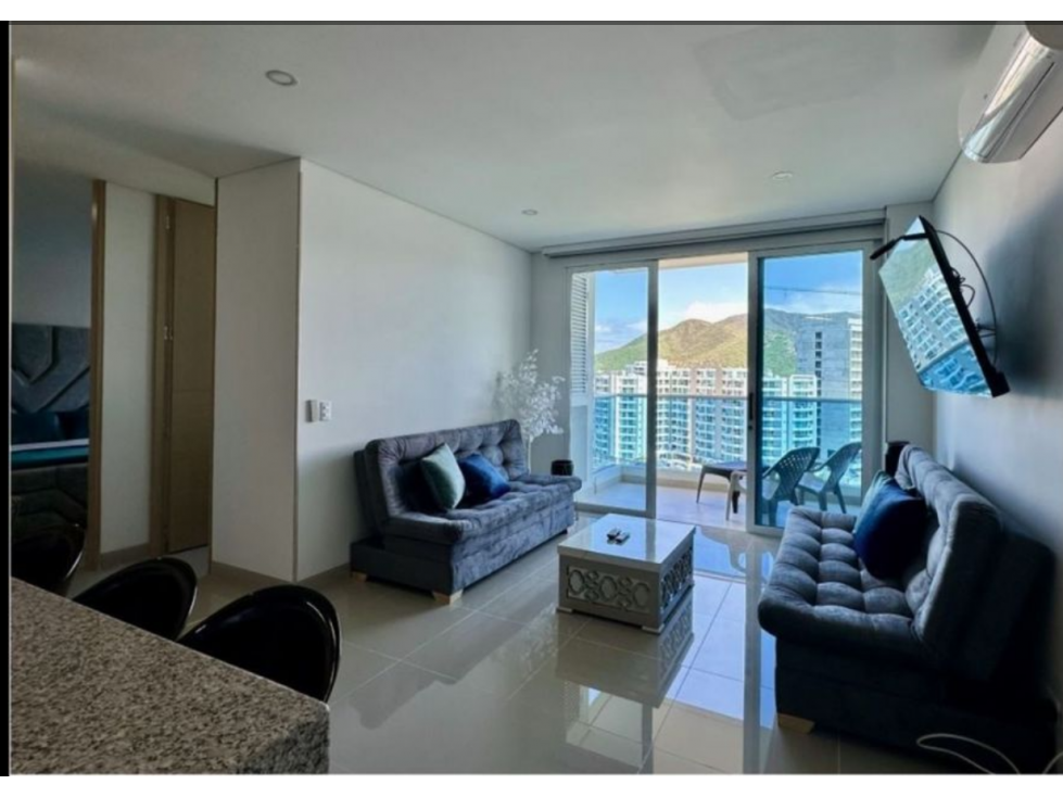 Hermoso apartamento en primera linea al mar- playa salguero E-4 — foto 4
