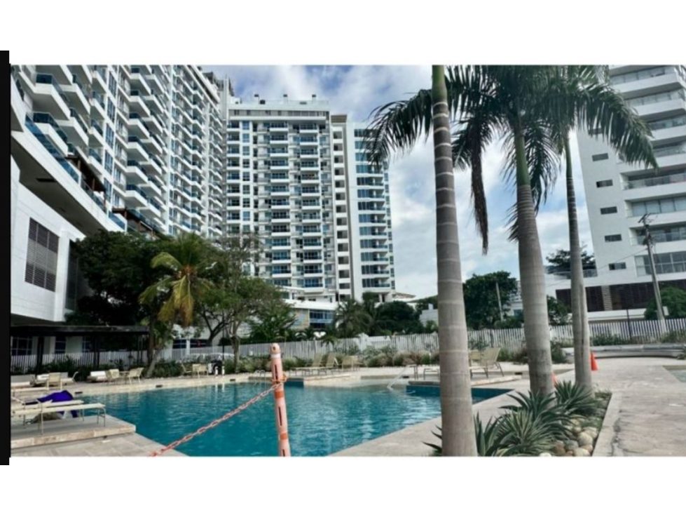 Hermoso apartamento en primera linea al mar- playa salguero E-4