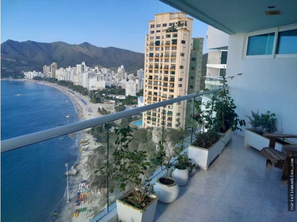 Exclusivo penthouse frente al mar en el Rodadero Sur