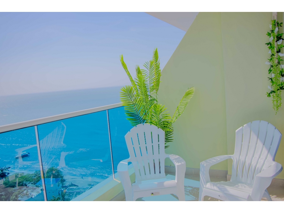 En Venta Apartamento Tipo Loft en Reservas Del Mar con vista al mar