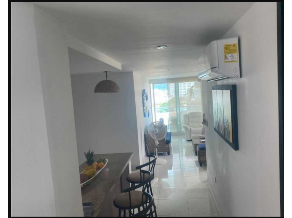 Lindo apartamento en piso 6, cerca al mar, rodadero sur — foto 5
