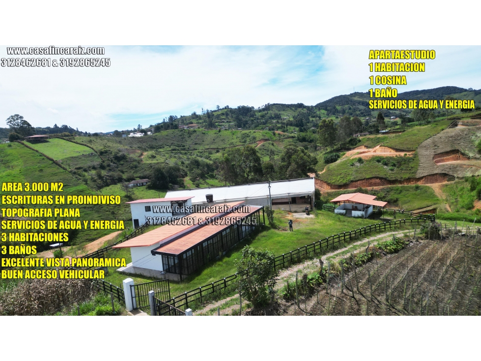 finca campestre a 15 minutos de la autpista mede/bog en santuario ant